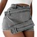 EHQJNJ Female Compression Shorts with Cup Pocket Baseball Juniors Jean Shorts Stretchy Mid Waisted Denim Shorts Casual Summer Hot Shorts Scrunch Shorts Athletic Shorts for Women Built in Shorts