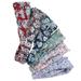 Floral Turban Headband 6 Pcs Hair Scarves Tie Perspiration Trinkets Accessories Women s Fabric