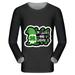 YUHAOTIN Mens Graphic T-Shirts Vintage Baseball Men s Casual Fashion 3D Digital Printed Long Sleeve Crew Neck Loose Personality T Shirt T-Shirts for Men Big and Tall Mens T-Shirts V Neck Tall
