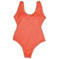 Swimsuit One Piece Swimsuit Women Women S Sexy Top Yoga Fitness Casual Tight Round Neck Sports Gym Women S Vest Swimsuit Sexy One Piece Swimsuit For Women(color:Orange size:S)