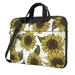 ZICANCN Laptop Case 13 inch Sunflower Doodle Yellow Flower Work Shoulder Messenger Business Bag for Women and Men