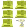 Akocire Tool Holder Dock Hanger for 18V Ryobi Drill Tool Mount Holder 5 Packs Tools Holder Dock Mount Hanger Storage Rack Wall Mount Organizer Garage Storage Workshops Shelves