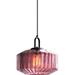 Mid Century Modern Pendant Light fixtures Purple Glass Pendant Lights with Hand Blown Glass Shade Industrial Vintage Adjustable Cord Ceiling Hanging Lighting for Dining Room Kitchen