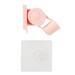 No Drilling Shower Head Holder Adjustable Shower Head Stand Bracket for Bathroom(Pink)