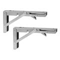 TERGAYEE Folding Shelf Brackets Heavy Duty Collapsible Shelf Bracket Wall Mounted Space Saving for Foldable Table Work Bench