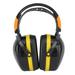 Noise Reduction Earmuffs Foldable Lightweight Hearing Protection Safety Over Head Ear Muff for Garden Shooting Mowing Black Yellow