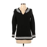 Ann Taylor LOFT Sweatshirt: Black Tops - Women's Size Small Plus