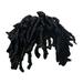 CAKVIICA Black Wig Dreadlocks Short Hair Hop Over Top Reggaerocker