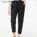 J. Crew Pants & Jumpsuits | J Crew Linen-Cotton Blend Drawstring Pant - Black Size 6 | Color: Black | Size: 6