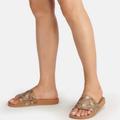 Coach Shoes | Coach Uli Sport Slide In Signature Canvas | Color: Gold/Tan | Size: 9