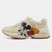 Gucci Shoes | 100% Authentic Disney X Gucci Rhyton Mickey Mouse Sneakers | Color: Cream/White | Size: 9.5