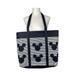 Disney Bags | Disney Parks Mickey Mouse Tote Bag Womens Black White Zipper Shoulder Bag Purse | Color: White | Size: Os