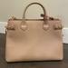 Burberry Bags | Burberry Derby Leather Banner Tote | Color: Cream/Tan | Size: Os