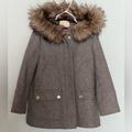 Zara Jackets & Coats | 7 / Zara Girls Soft Collection Coat | Color: Brown/Gray | Size: 7g