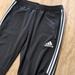 Adidas Pants | Adidas Jogger Pants Mens Lar Black Climacool Tapered Zipper Cuffs Pockets 30x30 | Color: Black | Size: L