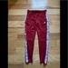 Adidas Pants & Jumpsuits | Adidas Red Tiro 19 Womens Logo Striped Track Pants Size M | Color: Red | Size: M