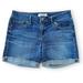 Jessica Simpson Shorts | Jessica Simpson Blue Denim Cuffed Shorts | Color: Blue | Size: 26