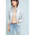 Anthropologie Jackets & Coats | Anthro Marrakech Pearl Ruffled Jacket In Pale Blue | Color: Blue | Size: S