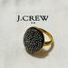 J. Crew Jewelry | J. Crew Eileen Sparkly Cocktail Ring Size 8 | Color: Gold | Size: 8