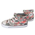 Converse Shoes | Converse Dinosaur High Top Sneaker Shoes Toddler Boy Size 10 Gray Orange | Color: Gray/Orange | Size: 10b