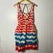 Anthropologie Dresses | Anthropologie | We Love Vera | High Seas Open Back Mini Dress | Color: Blue/Red | Size: Xs