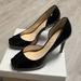 Jessica Simpson Shoes | Jessica Simpson Open Toe High Heels. Black Patent. Size 8 | Color: Black | Size: 8