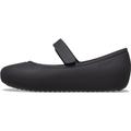 Crocs Brooklyn Mary Jane Flat T Flach, Schwarz, 26 EU