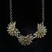 J. Crew Jewelry | J.Crew Flower Statement Necklace | Color: Gold/White | Size: Os