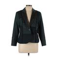 Coldwater Creek Blazer Jacket: Short Green Solid Jackets & Outerwear - Women's Size 12