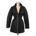 Laundry by Shelli Segal Jacket: Mid-Length Black Solid Jackets & Outerwear - Women's Size Small