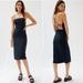 Anthropologie Dresses | By Anthropologie Strappy Open Back Black Sleeveless Midi Dress Size Xl | Color: Black | Size: Xl