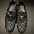 Louis Vuitton Shoes | Louis Vuitton Hockenheim Moccasin | Color: Blue | Size: 8.5