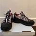 Burberry Shoes | Burberry Mens Arthur Low Top Hiking Boots Sneakers Shoes Red/Black/White | Color: Black/Red | Size: 5