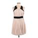 Robert Rodriguez Cocktail Dress - Party: Tan Dresses - Women's Size 6