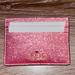 Kate Spade Bags | Kate Spade Tinsel Boxed Small Card Holder Glitter Pink | Color: Pink | Size: Os