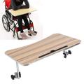 Wheelchair Lap Tray,Wood Wheelchair Lap Tray Stable Support Convenient Use Versatile Wheelchair Eating Writing Table Wooden Wheelchair Table Accessory Attachment for Indoor Outdoor