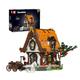 Mould King 16054 Medieval World Log Cabin House Building Brick Model 2192pcs