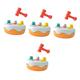 Vaguelly 4 Sets Toy Hitting Mouse and Hamster Game Toy Knocking Toy Kid Beating Toy Educational Toys for Toddlers Kids Bath Toys Bath Toy Toy Girl Parent-child Abs