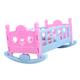 UPKOCH 3pcs Doll Shaker Doll House Accessory Crib for Doll Baby Furniture Girls Toy Baby Cradle Cribs for Babies Baby Boy Crib Dolls Accessories Baby Toy Child Plastic Double Bed Mini