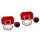 FAVOMOTO 2 Sets Hanging Basketball Hoop Mini Basketball Goal Mini Hoop Bath Toys Basketball Bath Toy Boy Toys Outdoor Toys for Boys Outdoor Basketball Hoops Kid Indoor Basketball Ring Child