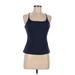 Gap Fit Active Tank Top: Blue Activewear - Women's Size Medium