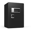 Safe Box, Fireproof Waterproof Safe Cabinet Safes 2.3 Cubic Feet al Safe Box With Double Key Lock, Lcd Crystal Display, Electronic Steel Safe With Keypad, Led For Cash Jewelry Home Offic