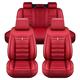 LICOME Car Seat Covers for Chevrolet G2X 2006 2007 2008 2009, Car Cover Seats Full Set, Leather Front Rear Car Seat Protector, Waterproof Seat Cover Car Accessories,F Red