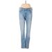 True Religion Jeans - Low Rise: Blue Bottoms - Women's Size 24