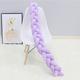 PTKG Baby Braided Crib Bumper Knotted Cot Bumpers Bed Braid Pillows Cushion for Room Decor, 100% Cotton Soft Knot Pillow Baby Bed Cushion All Round Braided Protector Baby Bumpers,purple,4m