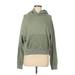 Aerie Pullover Hoodie: Green Tops - Women's Size Medium