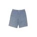 Vineyard Vines Khaki Shorts: Blue Solid Bottoms - Kids Boy's Size 18 - Medium Wash