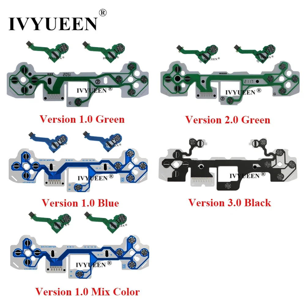 IVYUEEN für PlayStation 5 PS5-Controller, leitfähige Folie, Tastatur-Flexkabel für Dualsense 5 BDM 010 020 030, Bandplatine Image