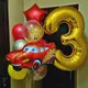 Disney Lightning McQueen 1st Balloons for Kids Birthday Party Supplies Baby Shower Boys Cars Theme