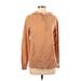 Saks Fifth Avenue Cashmere Pullover Sweater: Tan Solid Sweaters & Sweatshirts - Women's Size Small